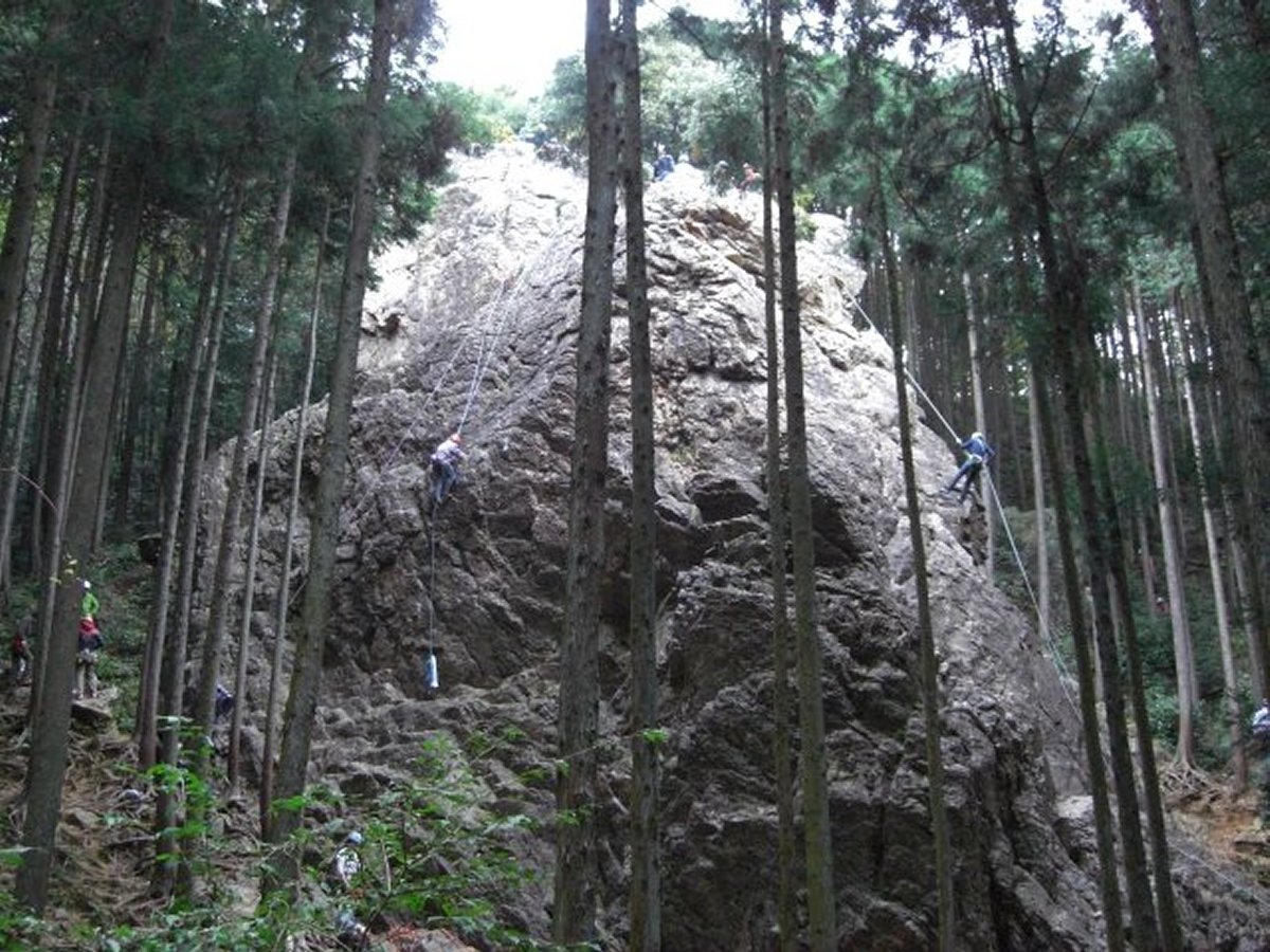日和田山の男岩
