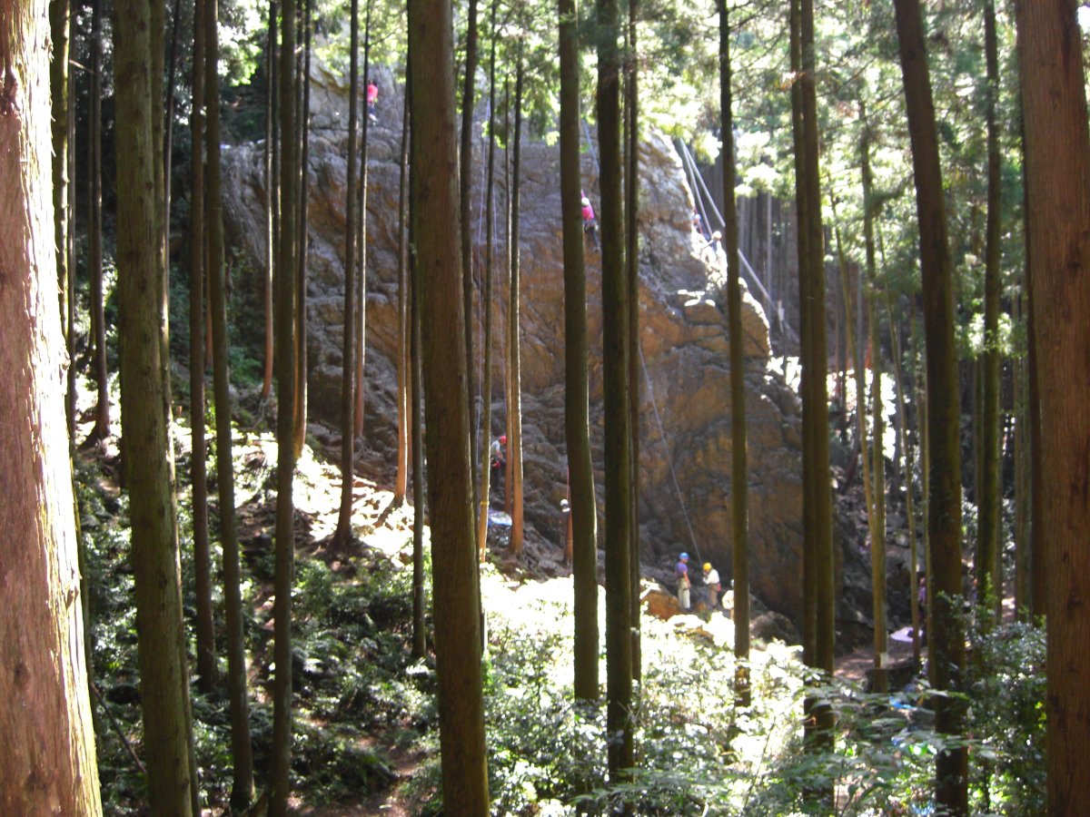 日和田山の男岩